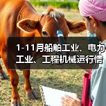 1-11月船舶工业、电力工业、工程机械运行情况(图1) 1-11月船舶工业、电力工业、工程机械运行情况(图1)