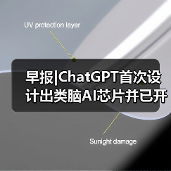 早报|ChatGPT首次设计出类脑AI芯片并已开始制造