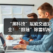 “黑科技”赋能交通安全！“跟随”除雪机械设备赏雪景去（图2）