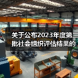 关于公布2023年度第二批社会组织评估结果的通知