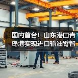 国内首台！山东港口青岛港实现进口输油臂智能对接（图3）
