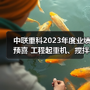 中联重科2023年度业绩预喜 工程起重机、搅拌车热销海外