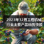 2023年12月工程机械行业主要产品销售快报一