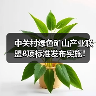 中关村绿色矿山产业联盟8项标准发布实施!(图4) 中关村绿色矿山产业联盟8项标准发布实施!(图4)