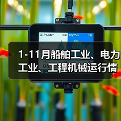 1-11月船舶工业、电力工业、工程机械运行情况(图2) 1-11月船舶工业、电力工业、工程机械运行情况(图2)