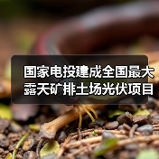 国家电投建成全国最大露天矿排土场光伏项目(图1) 国家电投建成全国最大露天矿排土场光伏项目(图1)