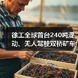 徐工全球首台240吨混动、无人驾驶双桥矿车正式下矿运行（图3）