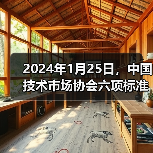 2024年1月25日，中国技术市场协会六项标准正式施行（图1）