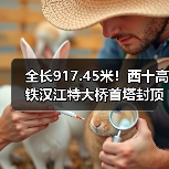 全长917.45米!西十高铁汉江特大桥首塔封顶(图4) 全长917.45米!西十高铁汉江特大桥首塔封顶(图4)