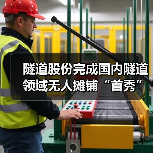 隧道股份完成国内隧道领域无人摊铺“首秀”(图2) 隧道股份完成国内隧道领域无人摊铺“首秀”(图2)