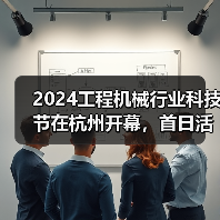2024工程机械行业科技节在杭州开幕,首日活动精彩纷呈(图1) 2024工程机械行业科技节在杭州开幕,首日活动精彩纷呈(图1)