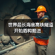 世界最长海底高铁隧道开始盾构掘进(图1) 世界最长海底高铁隧道开始盾构掘进(图1)