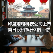 印度塔塔科技公司上市首日股价飙升3倍，估值近70亿美元（图4）