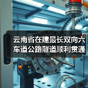 云南省在建最长双向六车道公路隧道顺利贯通(图4) 云南省在建最长双向六车道公路隧道顺利贯通(图4)