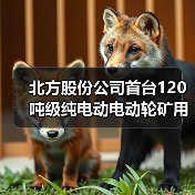 北方股份公司首台120吨级纯电动电动轮矿用车成功下线(图1) 北方股份公司首台120吨级纯电动电动轮矿用车成功下线(图1)