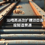 汕梅高速改扩建项目首座隧道贯通(图3) 汕梅高速改扩建项目首座隧道贯通(图3)
