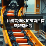 汕梅高速改扩建项目首座隧道贯通(图4) 汕梅高速改扩建项目首座隧道贯通(图4)