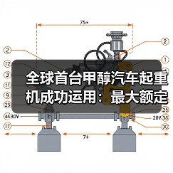 全球首台甲醇汽车起重机成功运用:最大额定起重量25吨(图2) 全球首台甲醇汽车起重机成功运用:最大额定起重量25吨(图2)