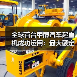 全球首台甲醇汽车起重机成功运用:最大额定起重量25吨(图1) 全球首台甲醇汽车起重机成功运用:最大额定起重量25吨(图1)