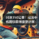 时速350公里!成渝中线高铁取得重要进展:首片箱梁预制完成(图1) 时速350公里!成渝中线高铁取得重要进展:首片箱梁预制完成(图1)