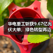 华电重工斩获9.67亿光伏大单，绿色转型再迈关键一步（图1）
