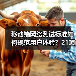 移动端网络测试标准如何规范用户体验?21项新规即将实施(图2) 移动端网络测试标准如何规范用户体验?21项新规即将实施(图2)