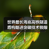 世界最长海底高铁隧道盾构掘进突破技术极限(图1) 世界最长海底高铁隧道盾构掘进突破技术极限(图1)