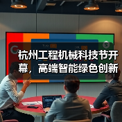 杭州工程机械科技节开幕,高端智能绿色创新引热议(图2) 杭州工程机械科技节开幕,高端智能绿色创新引热议(图2)
