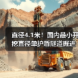 直径4.1米!国内最小开挖直径单护盾隧道掘进机穿越龙门山(图3) 直径4.1米!国内最小开挖直径单护盾隧道掘进机穿越龙门山(图3)