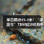单日掘进45.3米!“温宿号”TBM掘进机刷新全球同类工程纪录(图1) 单日掘进45.3米!“温宿号”TBM掘进机刷新全球同类工程纪录(图1)