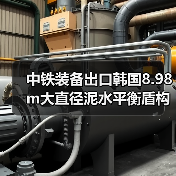 中铁装备出口韩国8.98m大直径泥水平衡盾构机下线(图3) 中铁装备出口韩国8.98m大直径泥水平衡盾构机下线(图3)
