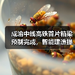 成渝中线高铁首片箱梁预制完成，智能建造提速效率提升（图4）