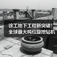 徐工地下工程新突破!全球最大吨位旋挖钻机刷新世界纪录(图1) 徐工地下工程新突破!全球最大吨位旋挖钻机刷新世界纪录(图1)