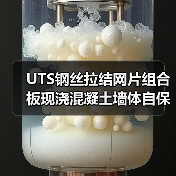 UTS钢丝拉结网片组合板现浇混凝土墙体自保温系统团体标准发布，绿色建筑新选择（图2）