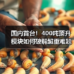 国内首台!400吨顶升模块如何破解超重难题?(图1) 国内首台!400吨顶升模块如何破解超重难题?(图1)