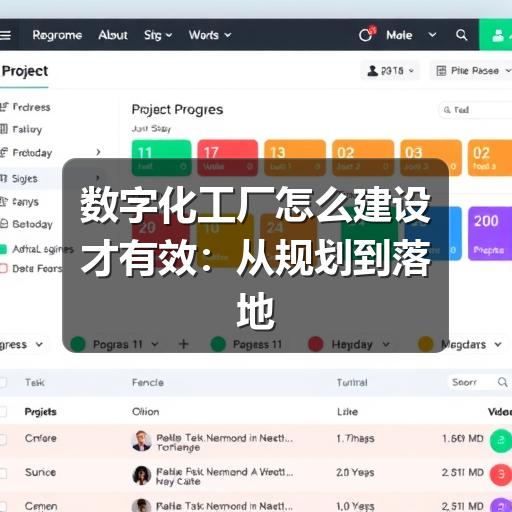 数字化工厂怎么建设才有效:从规划到落地的实用指南