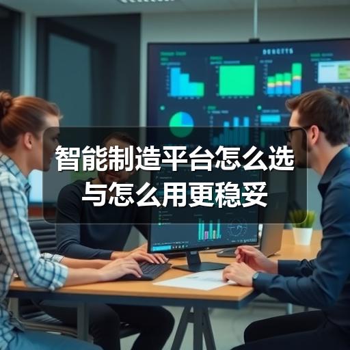 智能制造平台怎么选与怎么用更稳妥