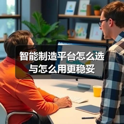 智能制造平台怎么选与怎么用更稳妥