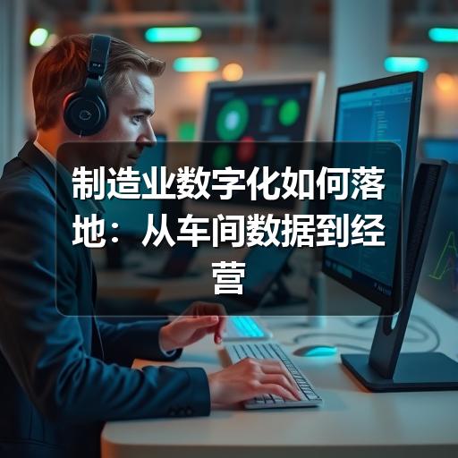 制造业数字化如何落地:从车间数据到经营决策的实用指南