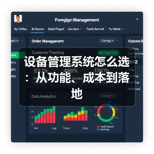 设备管理系统怎么选:从功能、成本到落地的对比思路