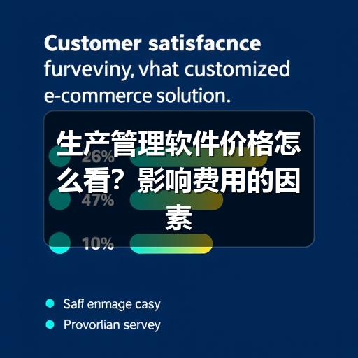生产管理软件价格怎么看?影响费用的因素与选型建议