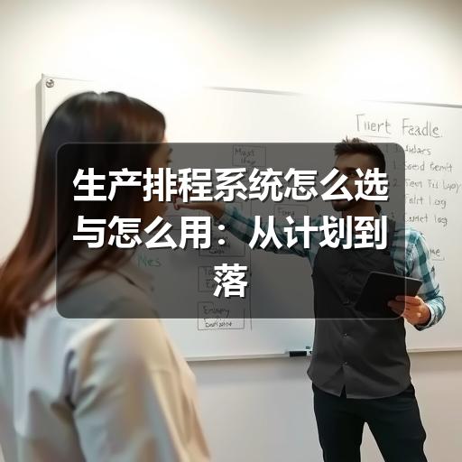 生产排程系统怎么选与怎么用:从计划到落地的实用指南