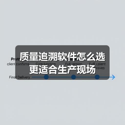质量追溯软件怎么选更适合生产现场