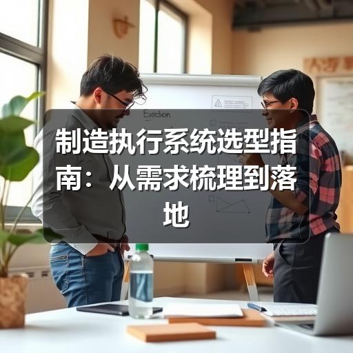 制造执行系统选型指南:从需求梳理到落地评估
