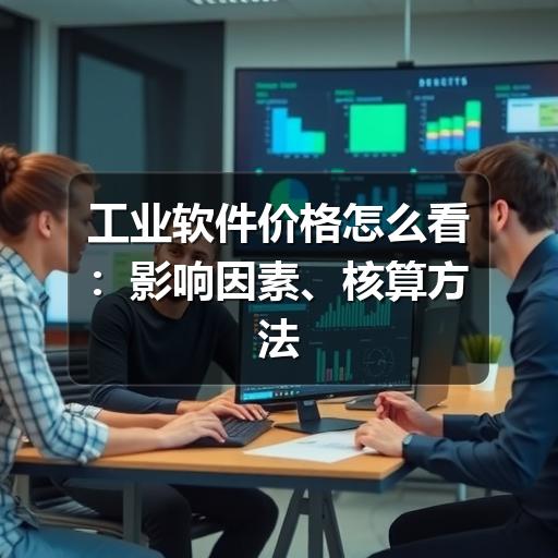 工业软件价格怎么看:影响因素、核算方法与选型注意事项