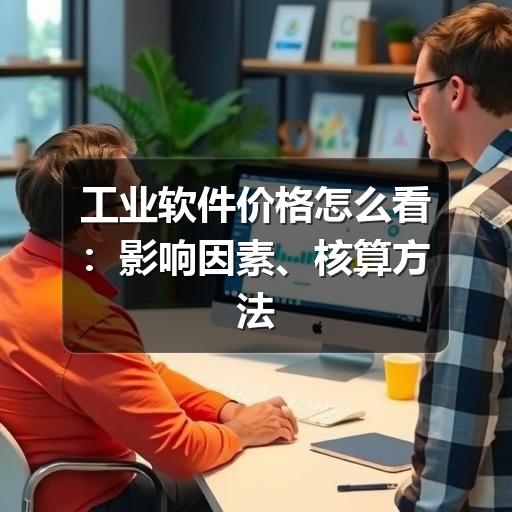 工业软件价格怎么看:影响因素、核算方法与选型注意事项