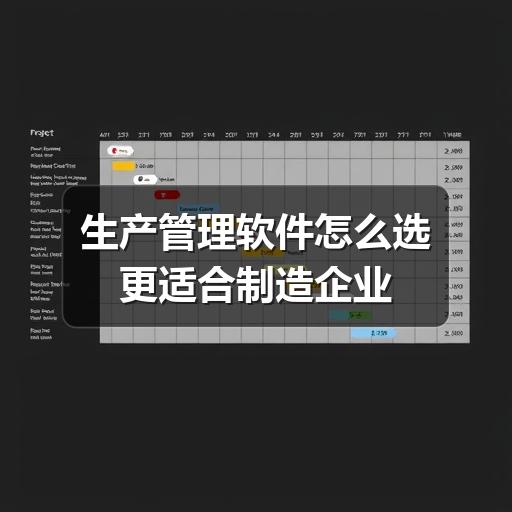 生产管理软件怎么选更适合制造企业