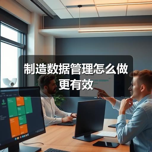 制造数据管理怎么做更有效