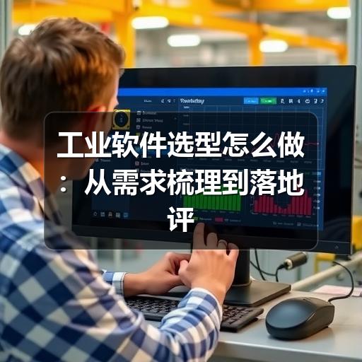 工业软件选型怎么做:从需求梳理到落地评估的实用指南