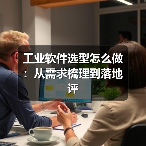 工业软件选型怎么做:从需求梳理到落地评估的实用指南